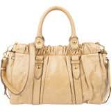 Miu Miu Classic Leather City Handbag