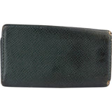 Louis Vuitton Green Taiga Leather Keyholder