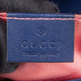 Gucci Blue Satin Marmont Stitch Crossbody Bag