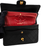 Chanel Quilted Lambskin 24K Gold Medium Double Flap Shoulder Bag