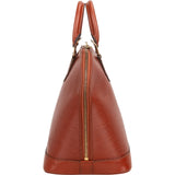 Louis Vuitton Cognac Epi Leather Alma PM Handbag