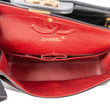 Chanel Quilted Lambskin 24K Gold Medium Double Flap Shoulder Bag