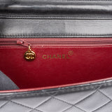 Chanel Quilted Lambskin 24K Gold Single Flap Shoulder Bag