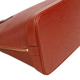 Louis Vuitton Cognac Epi Leather Alma PM Handbag