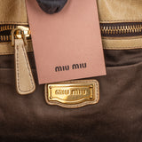 Miu Miu Classic Leather City Handbag