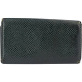 Louis Vuitton Green Taiga Leather Keyholder