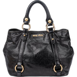 Miu Miu Classic Leather City Handbag