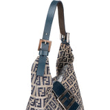 Fendi FF Monogram Baguette Buckle Handbag