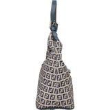 Fendi FF Monogram Baguette Buckle Handbag