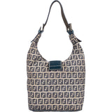Fendi FF Monogram Baguette Buckle Handbag