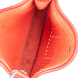 Hermès Rouge Taurillon Clemence Evelyne 16 Crossbody Bag