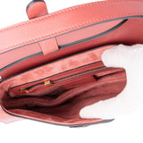 Christian Dior Pink Leather Saddle Shoulder Bag