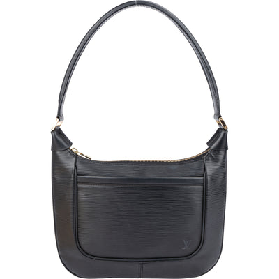 Louis Vuitton Noir Epi Leather Matsy Shoulder Bag - vintageandkickz