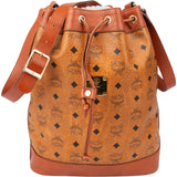 MCM Visetos Monogram Bucket Crossbody Bag