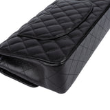 Chanel Quilted Caviar Leather Medium Double Flap Crossbody Bag