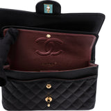 Chanel Quilted Caviar Leather Medium Double Flap Crossbody Bag