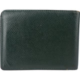 Louis Vuitton Green Taiga Leather Bifold Wallet