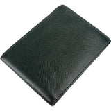 Louis Vuitton Green Taiga Leather Bifold Wallet