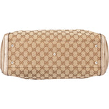 Gucci GG Monogram Bamboo Handbag
