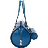 Louis Vuitton Bleu Epi Leather Soufflot Set Handbag