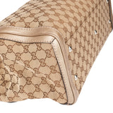Gucci GG Monogram Bamboo Handbag