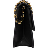 Chanel Quilted Lambskin 24K Gold Single Flap Shoulder Bag