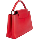 Louis Vuitton Red Leather Capucines PM Handbag