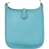 Hermès Blue Clemence Evelyne 16 Crossbody Bag