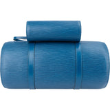 Louis Vuitton Bleu Epi Leather Soufflot Set Handbag