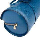 Louis Vuitton Bleu Epi Leather Soufflot Set Handbag