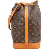 Louis Vuitton Canvas Monogram Sac Noe Grande Shoulder Bag