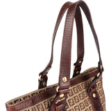 Fendi FF Monogram Zucchino Handbag
