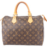 Louis Vuitton Canvas Monogram Speedy 30 Handbag