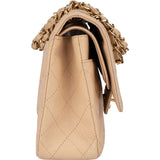 Chanel Quilted Caviar Leather Medium Double Flap Crossbody Bag