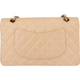 Chanel Quilted Caviar Leather Medium Double Flap Crossbody Bag