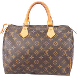 Louis Vuitton Canvas Monogram Speedy 30 Handbag