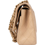 Chanel Quilted Caviar Leather Medium Double Flap Crossbody Bag