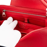 Louis Vuitton Red Leather Capucines PM Handbag