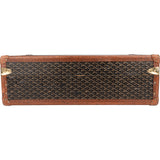 Goyard Goyardine Monogram 1900s Suitcase Trunk Koffer Malle - vintageandkickz