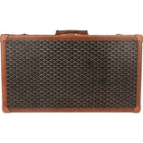 Goyard Goyardine Monogram 1900s Suitcase Trunk Koffer Malle - vintageandkickz