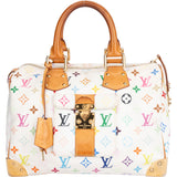 Louis Vuitton Murakami Multicolor Speedy 30 Handbag