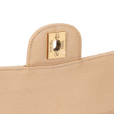 Chanel Quilted Caviar Leather Medium Double Flap Crossbody Bag