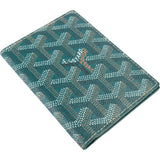 Goyard Green Goyardine Monogram Cardholder