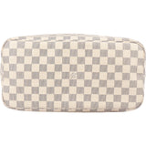 Louis Vuitton Damier Azur Monogram Neverfull MM Shopper Handbag