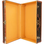 Goyard Goyardine Monogram 1900s Suitcase Trunk Koffer Malle - vintageandkickz