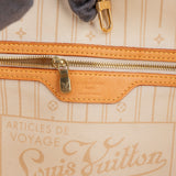 Louis Vuitton Damier Azur Monogram Neverfull MM Shopper Handbag