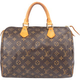 Louis Vuitton Canvas Monogram Speedy 30 Handbag