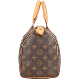 Louis Vuitton Canvas Monogram Speedy 25 Handbag