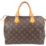 Louis Vuitton Canvas Monogram Speedy 30 Handbag