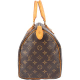Louis Vuitton Canvas Monogram Speedy 30 Handbag